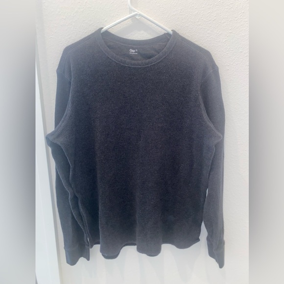 Men’s GAP thermal crew neck pullover shirt/sweater - Picture 6 of 6